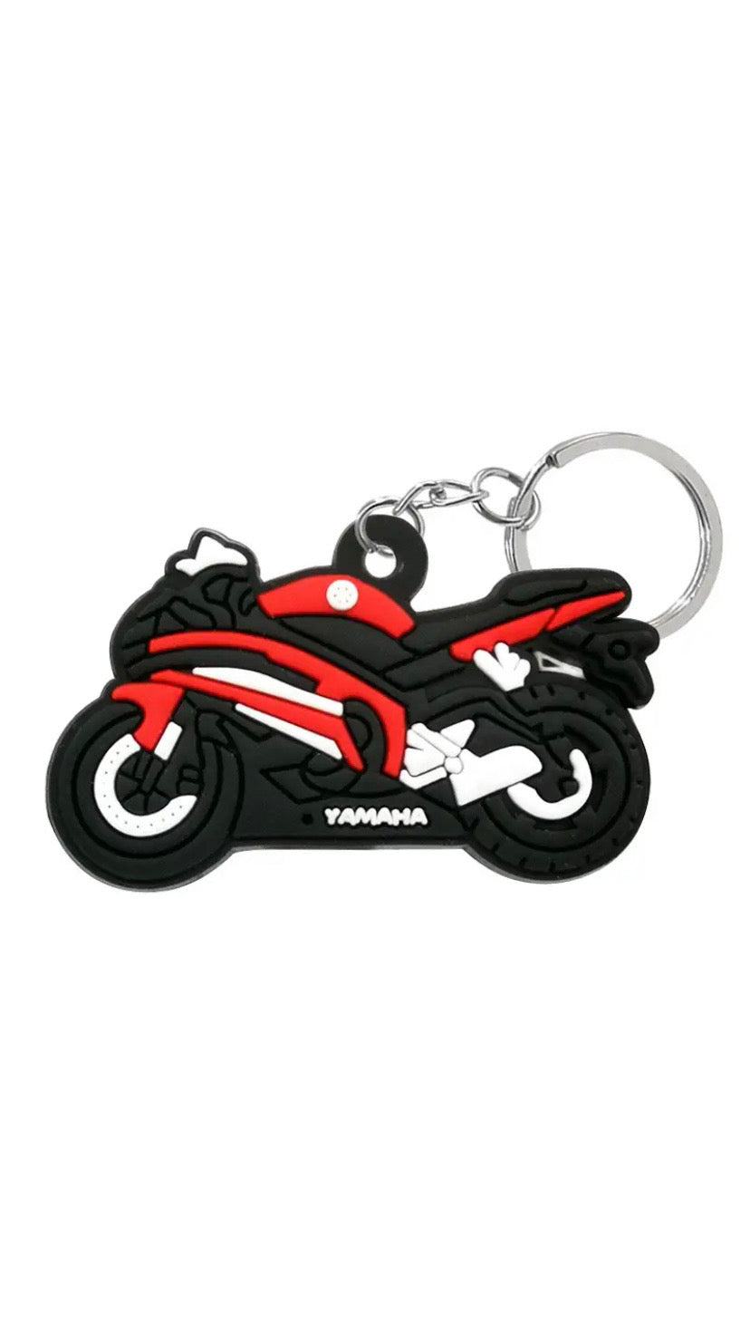Mini Cartoon Motorcycle Keychain