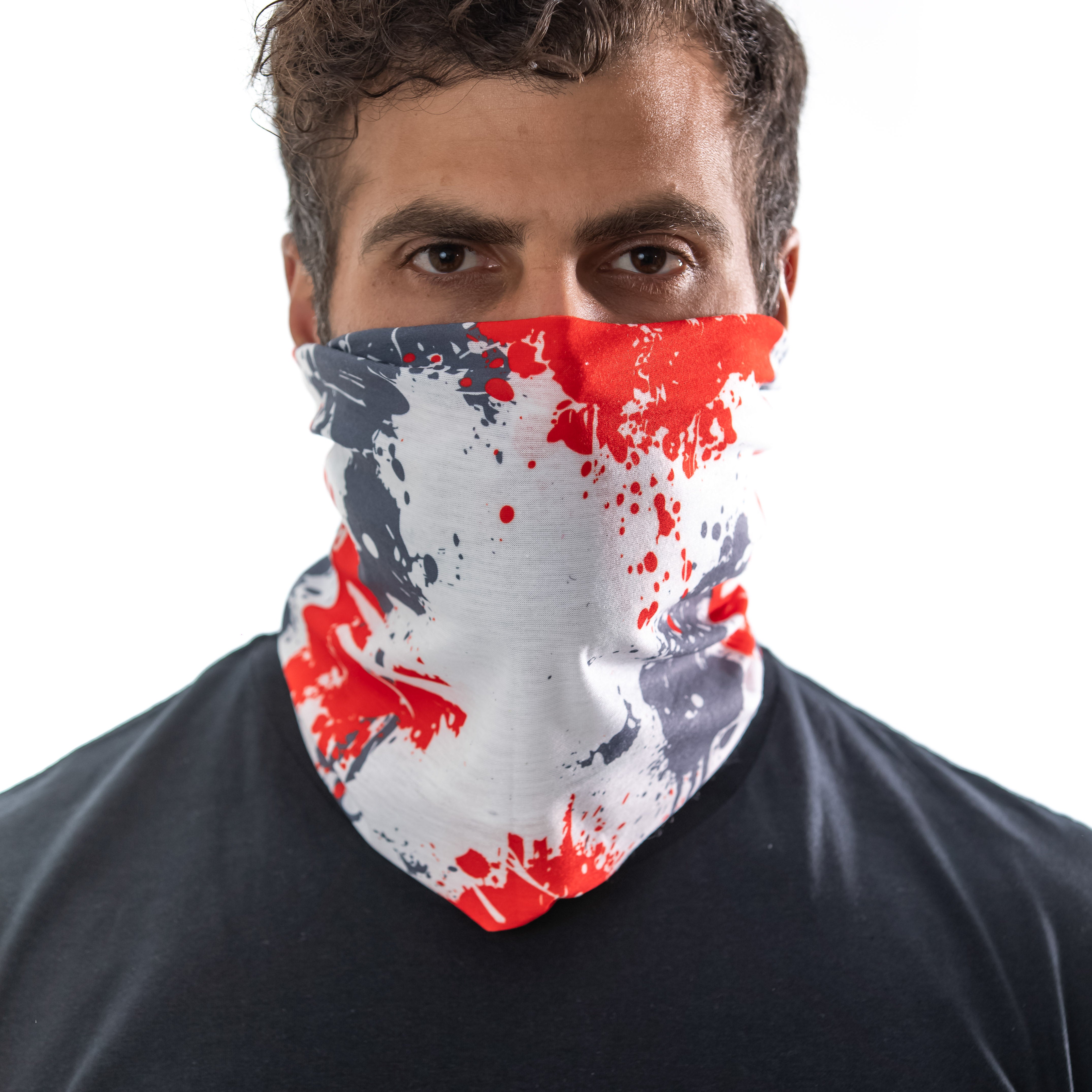 BKMZ Neck Gaiter Splashes Design