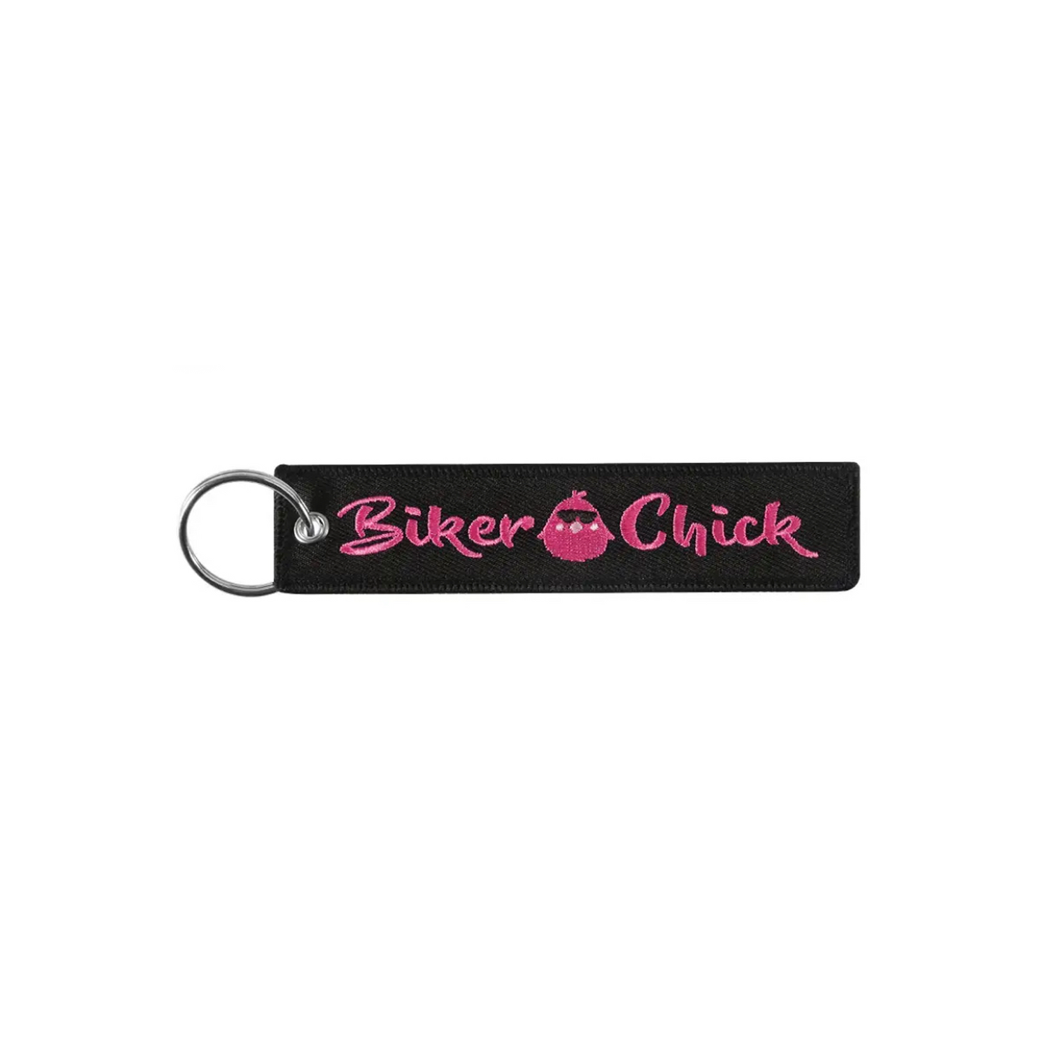 Motorcycle Keychain - Biker Chick