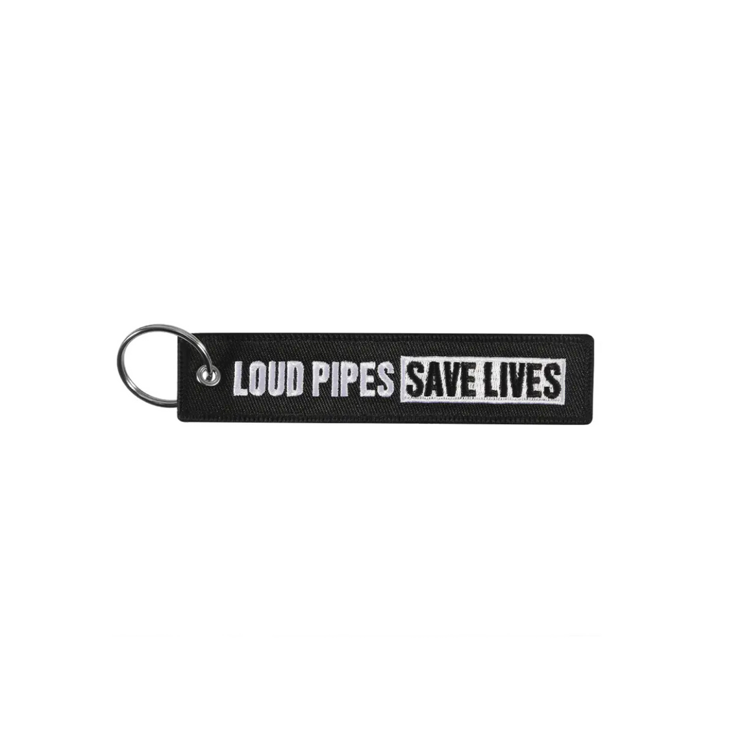 Motorcycle Keychain - Loud Pipes Save Lives